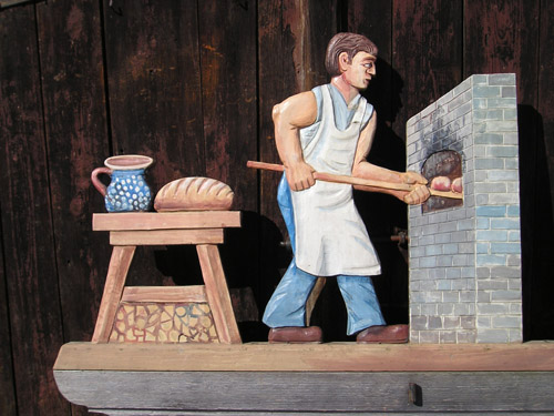 Maibaum-Figuren Bäcker